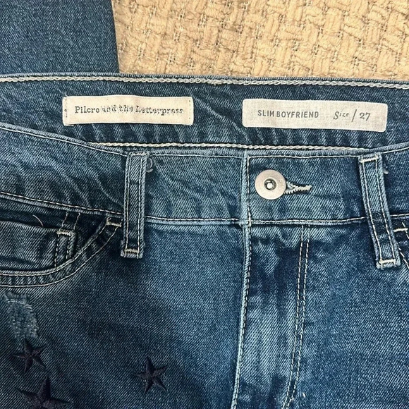 Pilcro And the Letter press women’s Jeans slim boyfriends size 27 - Picture 7 of 11